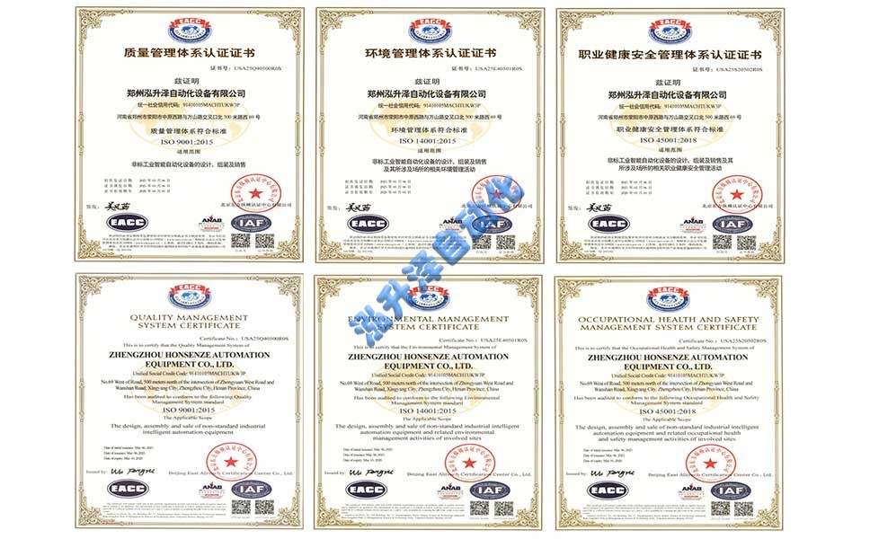 我司荣获三体系认证证书(图1)